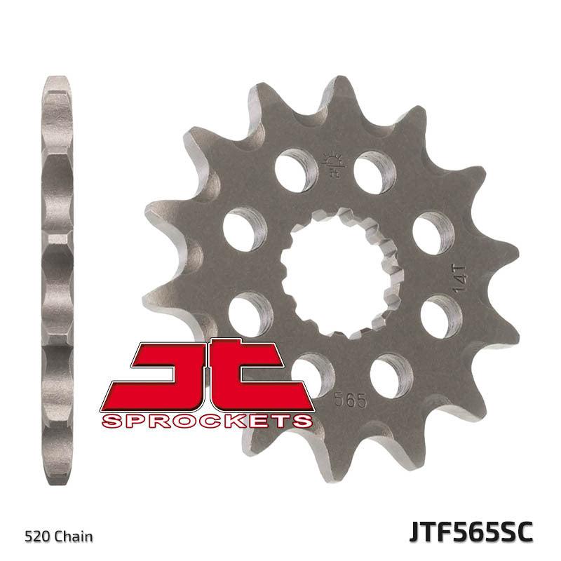 Pignon JT SPROCKETS Acier Self-Cleaning 565 - 520 YAMAHA 250YZ/450YZF